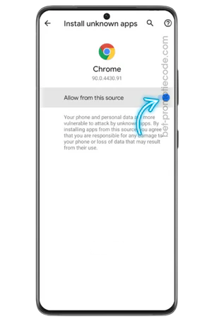 Android instellingen onbekende bronnen toestaan scherm