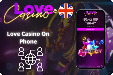 Love Casino Mobile Starburst Slot Promotion