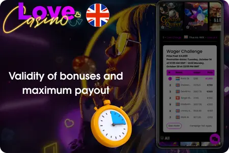 Love Casino Bonus Terms Duration Limits UK