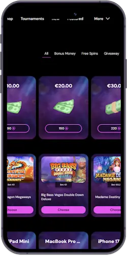 Love Casino slotlobby met 5.287 spellen van NetEnt en Pragmatic Play